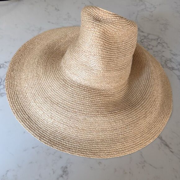 Janessa Leone Tinsley Hat Wide Brim Raffia Straw Hat